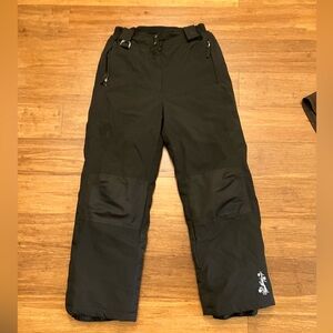 Black Weatherproof Ski Pants Size XS (kids 14-16, but fits XS)